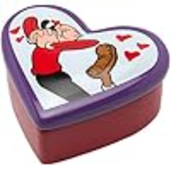 Westland "Olive Oyl In Love" Ceramic Heart Trinket Box - Picture 13 of 13